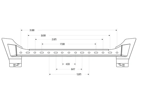 Grenadier Front Bumper Light Bar