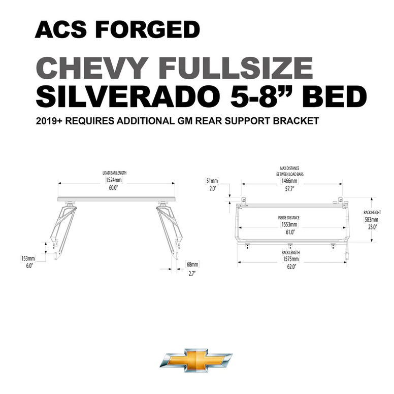 ACS Forged | 01-18 Chevrolet Silverado 5'8