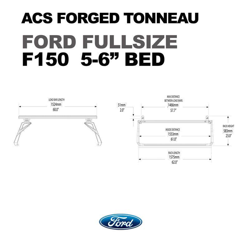 Leitner Designs ACS Forged Tonneau | 97-22 Ford F150 5'6