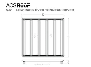 Leitner Designs ACS ROOF | Universal Platform Tonneau Bed Rack | Fullsize Trucks Bed Racks - Modula Racks